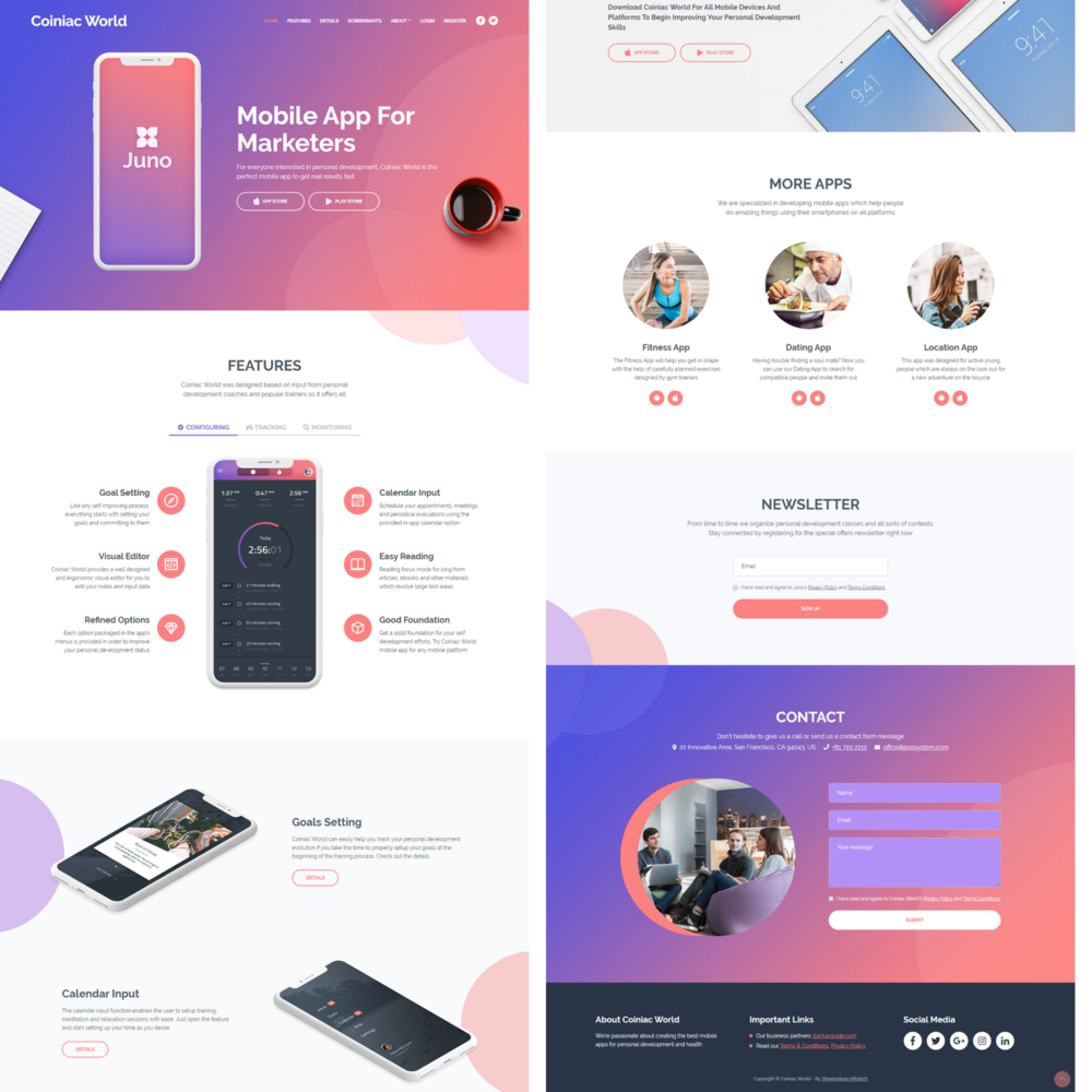 Website/App Design & Development portfolio Shreenology Infotech