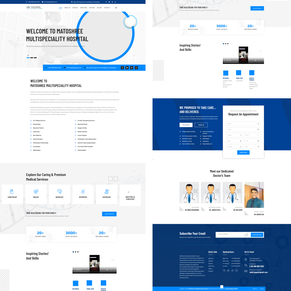 Website Design & Devlopment portfolio Shreenology Infotech
